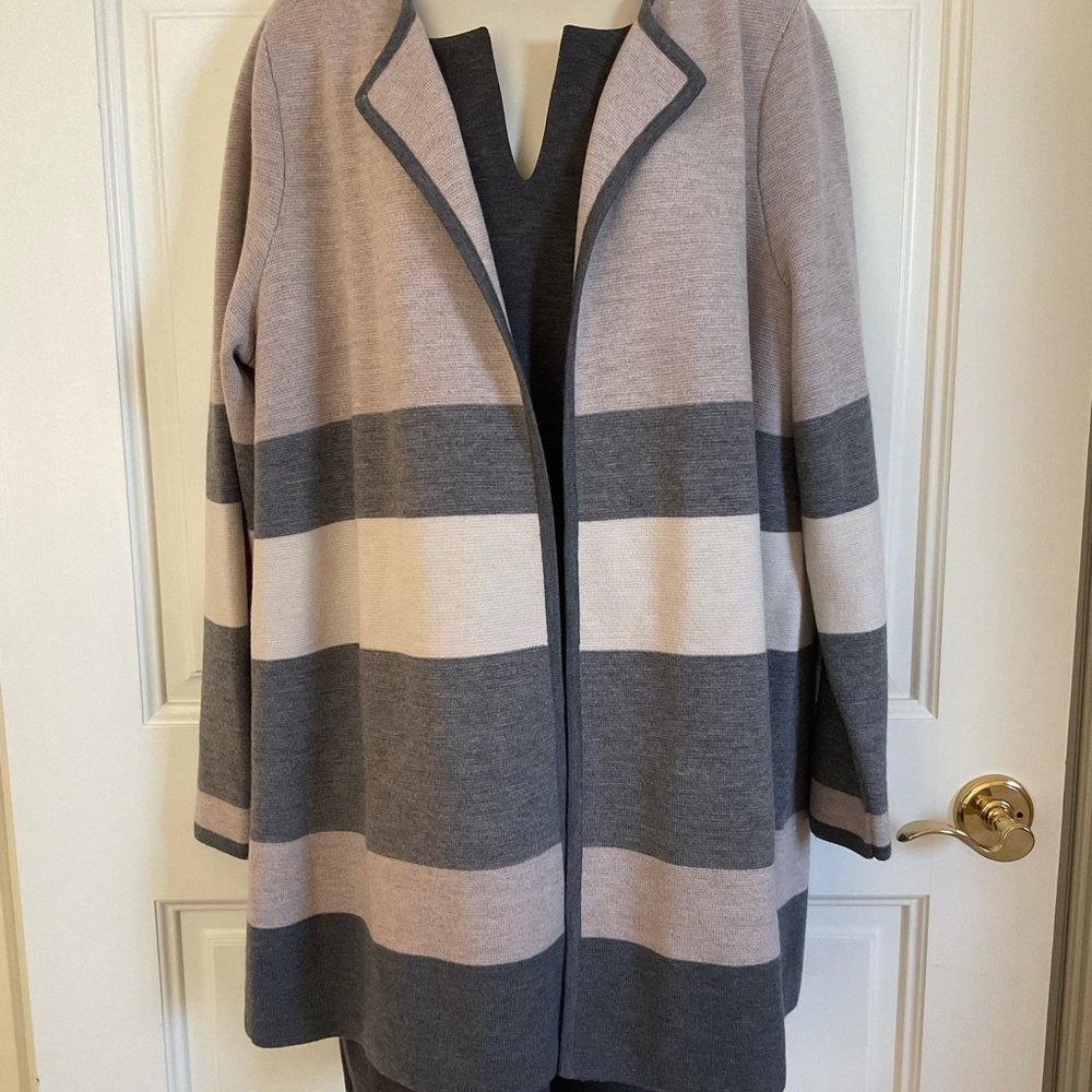 Halogen shift dress extra large gray, dark charcoal, Heather 2 front pockets NWT - Picture 9 of 16